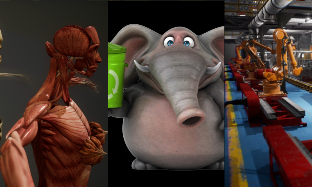 Modelos 3D productos