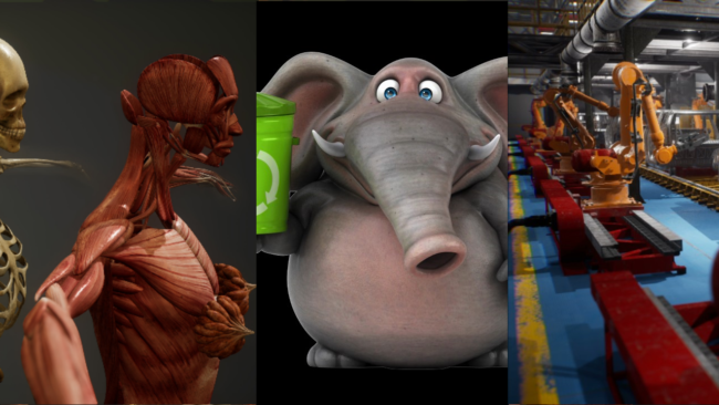 Modelos 3D productos
